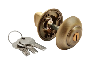 MH-CYL AB, завертка с цилиндром, цвет - античная бронза