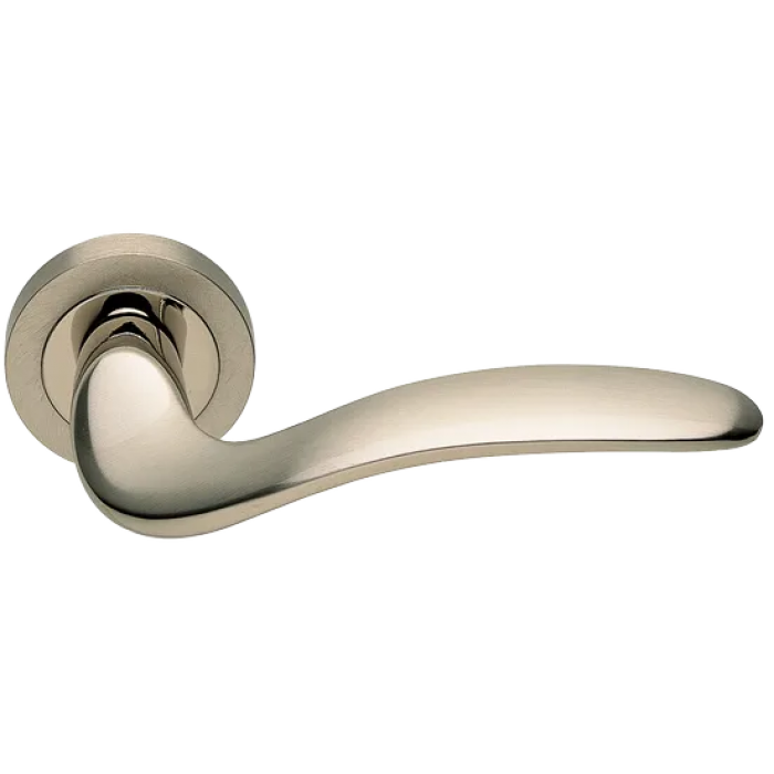 COBRA R2 NIS/NIK, ручка дверная, цвет -  матовый никель/никель