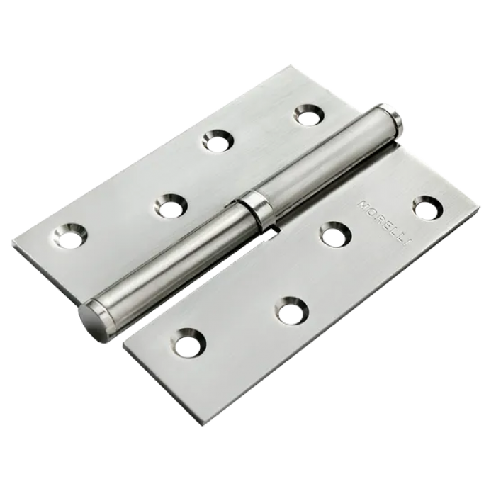 MSD 100X70X2.5 SC L, петля стальная левая, цвет - матовый хром