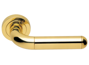 GAVANA R2 NNO, ручка дверная, цвет - черный хром/золото