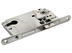 L1885 AB, замок с ригелем под цилиндр, цвет - бронза