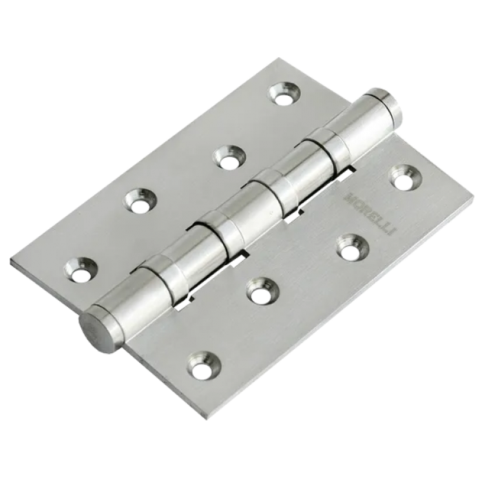 MBU 100X70X3-4BB SN, петля латунная универсальная, цвет - бел.никель