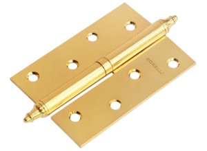 MS 100X70X2.5 L AB, Петля стальная левая,цвет-бронза