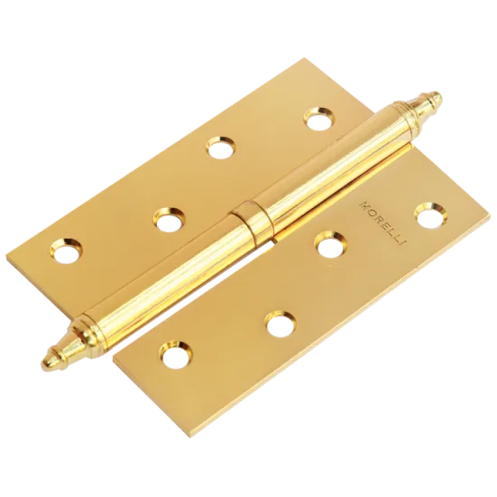 MS 100X70X2.5 L PG, Петля стальная левая, цвет- золото 1шт.