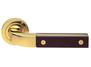 TREE R2 CRO/FAGGIO, ручка дверная, цвет -  хром/бук