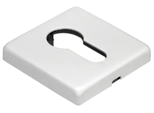 LUX-KH-SQ BIA, накладка на евроцилиндр, цвет - белый