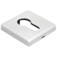 LUX-KH-SQ BIA, накладка на евроцилиндр, цвет - белый