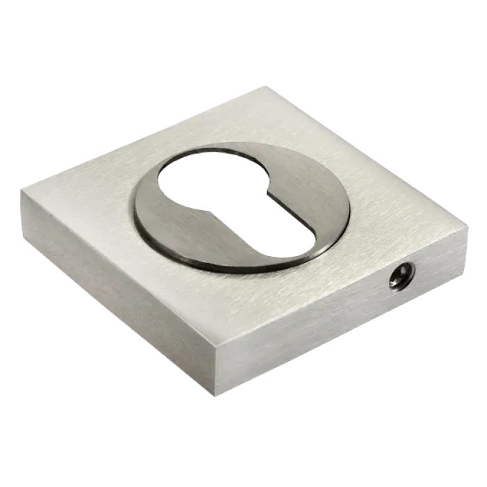 LUX-KH-S2 NIS/NIK, накладка на евроцилиндр, цвет - матовый никель/никель