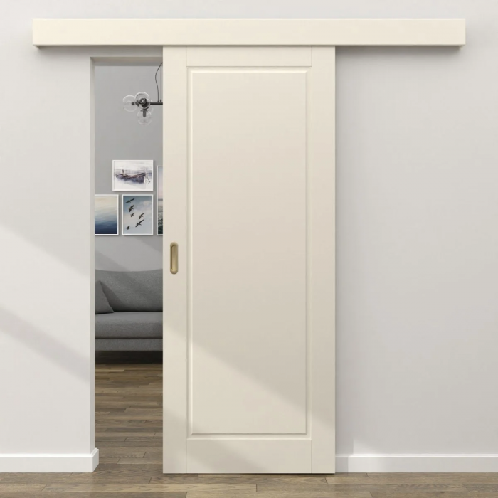 Комплект SLIDING для одностворчатой двери от 740 до 1100мм, двойной доводчик, на потолок