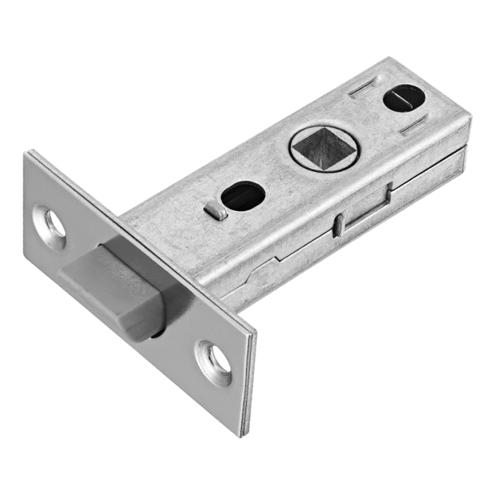 LP6-45 SC, защелка межкомнатная, с пластиковым язычком, цвет - матовый хром