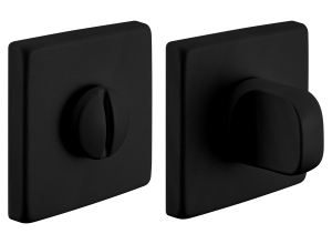 LUX-WC S5 NERO, завертка дверная, цвет - черный