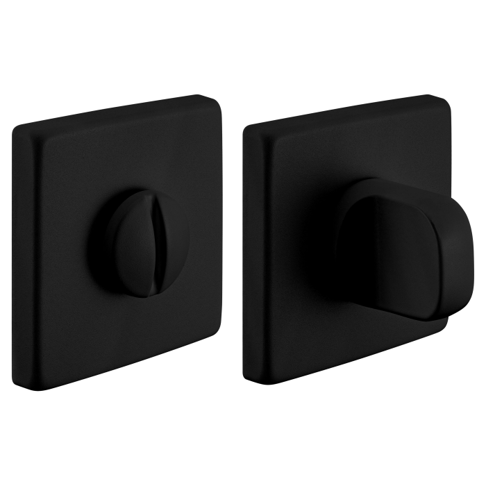 LUX-WC S5 NERO, завертка дверная, цвет - черный