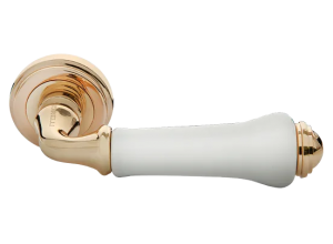 UMBERTO, ручка дверная MH-41-CLASSIC OMB/CH, цвет-старая мат.бронза/шампань