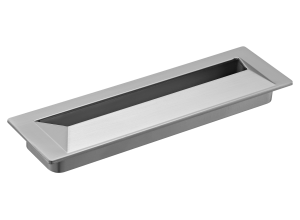 MHS128 BL, ручка для раздвижных дверей, цвет - черный