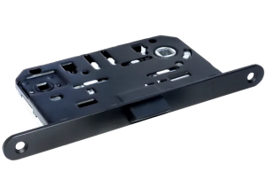 1895P BL, защелка бесшумная многофункциональная, цвет - черный