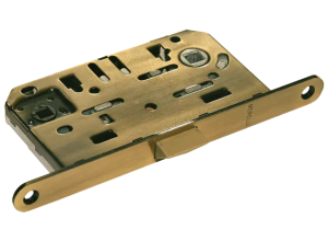 1895P AB, защелка бесшумная многофункциональная, цвет - бронза