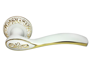 CATHERINE, ручка дверная MH-36-CLP W/PC, цвет - белая эмаль/хром