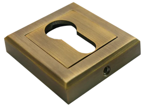 MH-KH-S BL, накладка на ключевой цилиндр, цвет - черный