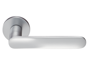 GARAK  ручка дверная на круглой розетке 6 мм, MH-59-R6 BL, цвет - чёрный