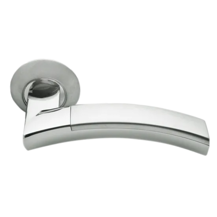 ДРЕВО ЖИЗНИ,  ручка дверная MH-12 SN/CP, цвет - бел.никель/хром