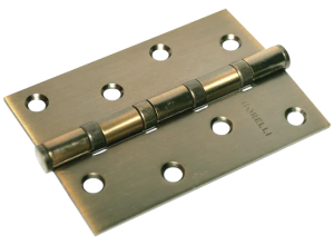 Петля стальная универсальная, MS 100X70X2.5-4BB MSG, 1шт., цвет -  мат. сатинированное золото