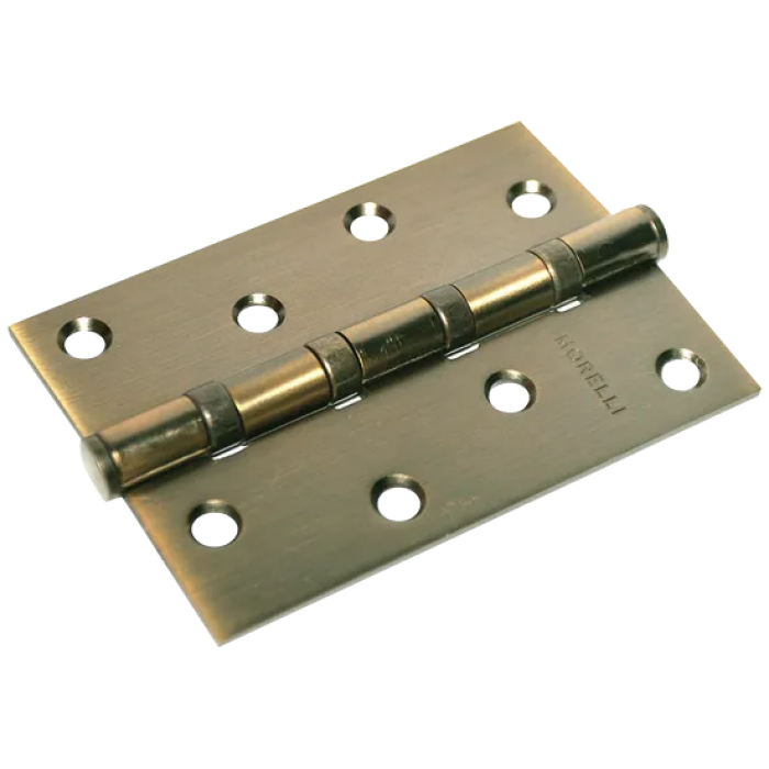 MS 100X70X2.5-4BB COF, петля стальная универсальная 1шт., цвет кофе