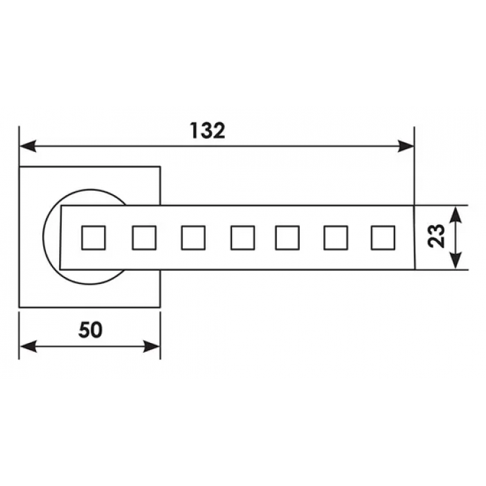 CULLINAN S1 NIS, ручка дверная, цвет -  матовый никель