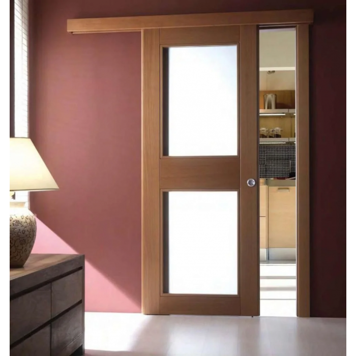 Комплект SLIDING для одностворчатой двери 500-1000мм, до 60кг, классический стопор