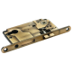 L1885 AB, замок с ригелем под цилиндр, цвет - бронза