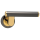TELESCOPE R2 NNO, ручка дверная, цвет - черный хром/золото