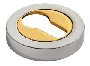 LUX-KH-R2 OSA, накладка на евроцилиндр, цвет - матовое золото