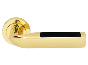 MATRIX-2 R2 CSA/NERO, ручка дверная, цвет -  матовый хром/черный