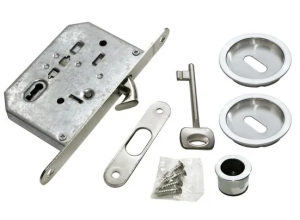 MHS-1 L AB, комплект для раздвижных дверей, цвет - античная бронза