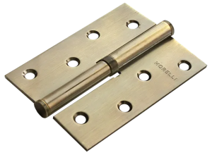 MSD 100X70X2.5 AB R, петля стальная правая, цвет - бронза