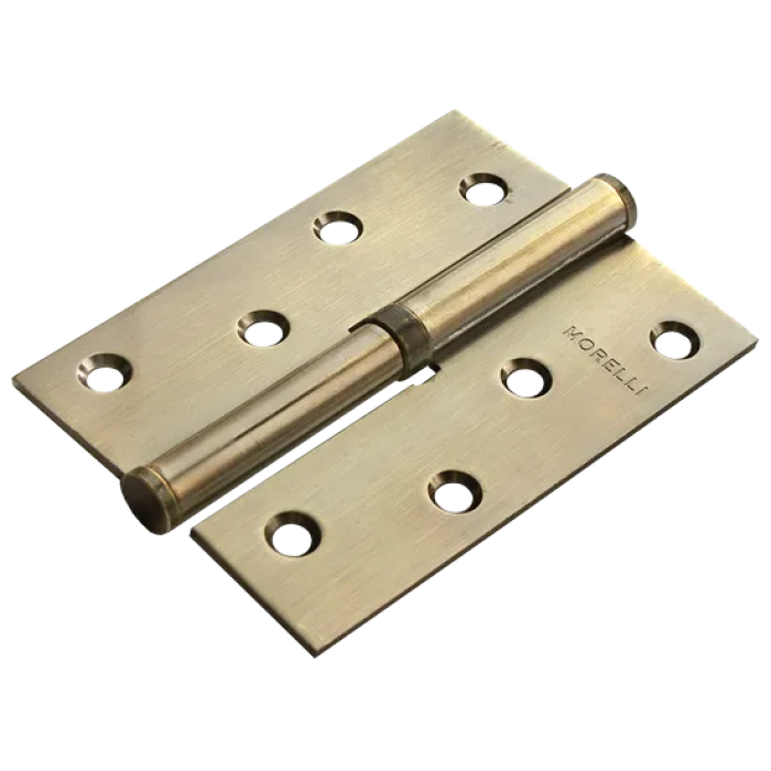 MSD 100X70X2.5 AB R, петля стальная правая, цвет - бронза