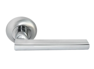 BRIDGE, ручка дверная MH-25 SC/CP, цвет - мат.хром/хром