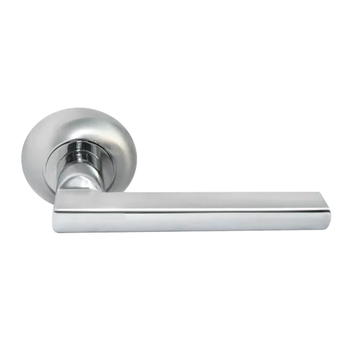 BRIDGE, ручка дверная MH-25 SC/CP, цвет - мат.хром/хром