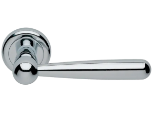 PINOKKIO R4 COT, ручка дверная, цвет - глянцевый хром/золото