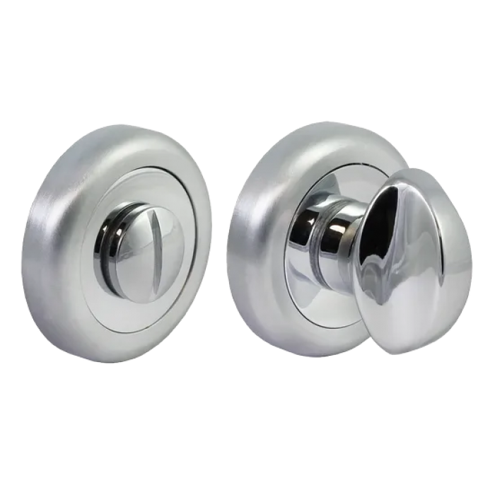 LUX-WC-R4 CSA/CRO, завертка сантехническая, цвет - матовый хром/хром