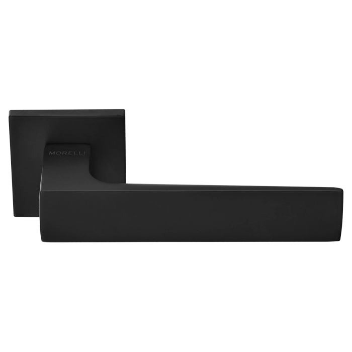 MIRA, ручка дверная на квадратной розетке MH-54-S6 BL, цвет - черный