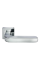 EON, ручка дверная на квадратной накладке MH-46 SC/CP-S55, цвет - матовый хром/хром