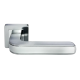 EON, ручка дверная на квадратной накладке MH-46 SC/CP-S55, цвет - матовый хром/хром