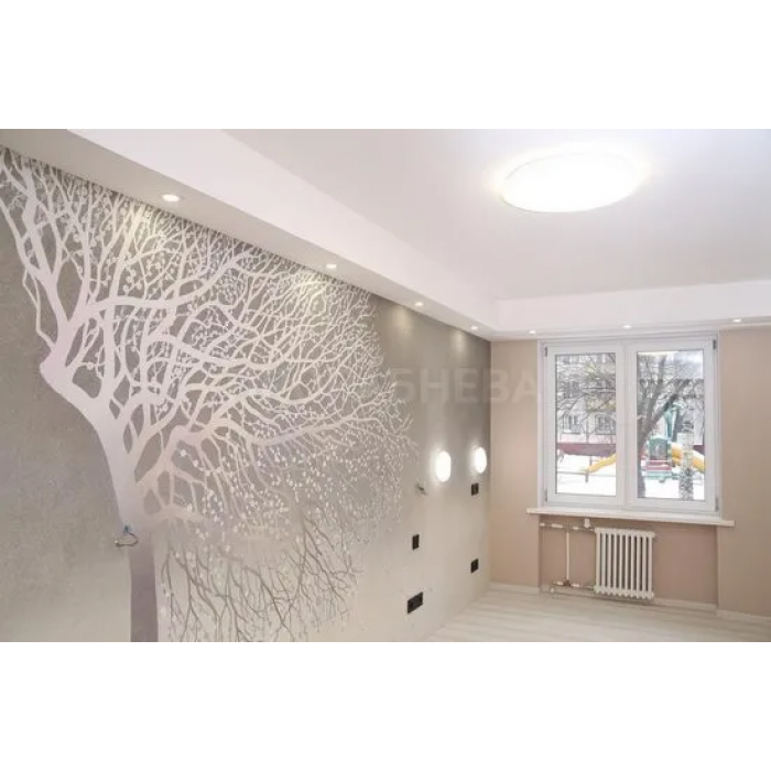 LUX-KH-ANTI BIA, накладка на евроцилиндр, цвет - белый