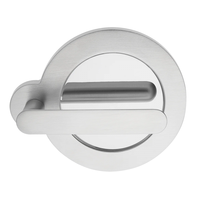 PLANET CSA/CRO, ручка дверная, цвет - мат.хром/хром