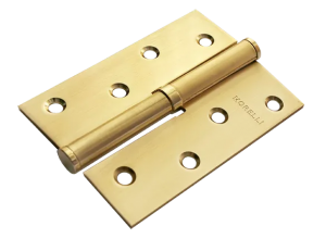 MSD 100X70X2.5 AB L, петля стальная левая, цвет - бронза