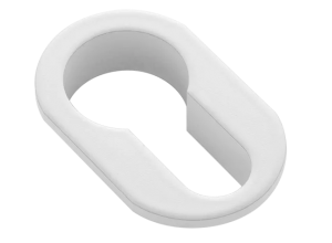 LUX-KH-RM BIA, накладка на евроцилиндр, цвет - белый