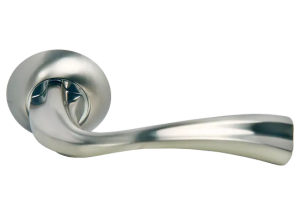 СОН, ручка дверная MH-15 SN/CP, цвет - бел.никель/хром