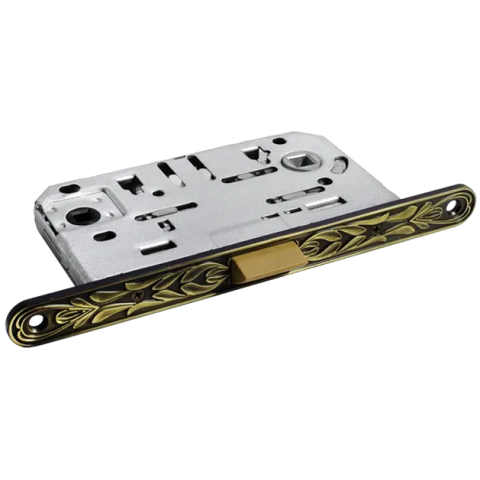 1895P-U IB, защелка бесшумная многофункциональная, цвет - итальянская бронза