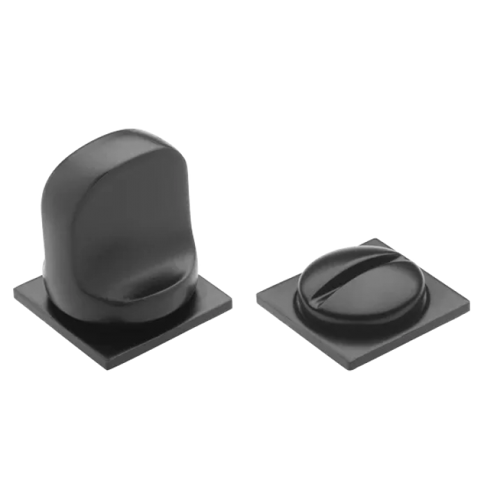 LUX-WC-SM NERO, завертка сантехническая, цвет - черный