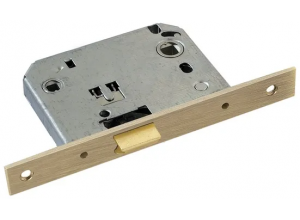 2070P AB, защелка бесшумная сантехническая, цвет - бронза